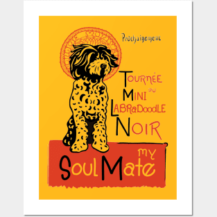 Cute Mini Labradoodle Soul Mate Posters and Art